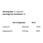 Applied Nutrition Calcium(Kalsiyum) & Magnesium(Magnezyum) 60 caps - Görsel 2