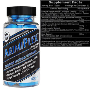 Hitech Arimiplex® PCT Testo booster (TRİBULUS+NAC+SAW PALMETTO+FENUGREEK+MİLK THİSTLE) 60 Tablet - Görsel 2
