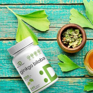 Deal Supplement Ginkgo Biloba Leaf Extract 500mg Per Serving, 240 Capsules - Görsel 2