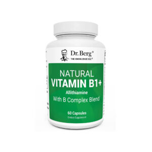 DR.BERG Natural Vitamin B1+ Allithiamine with B Complex Blend – 60 Capsules