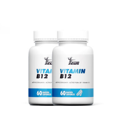 B12 Vitamin Zeus Nutrition 60 Kapsül x 2 ADET