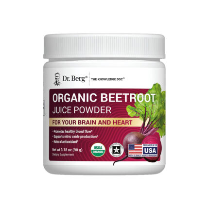 Dr.Berg Organic Beetroot Juice Powder – Raw, Fresh, USDA Organic 90g