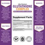 BioSchwartz Glutathione Liver Detox with Quercetin Vitamin C Milk Thistle Alpha Lipoic Acid - Immune Support 60 Caps - Görsel 3