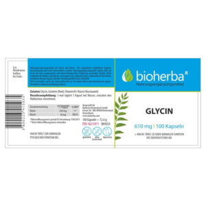 Bioherba Glycin Niacin 610 mg 100 Caps