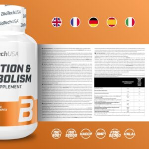BioTechUSA Digestion & Metabolism Pills with Plant extracts enzymes Minerals and biotin 60 Tablet - Görsel 4