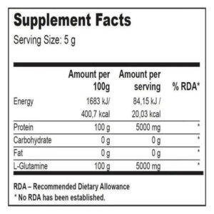 Biotech Usa  L-glutamine 240 Gram 50 Servi̇s