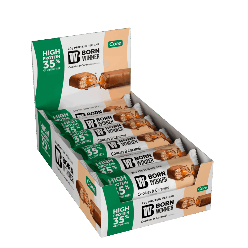 Born Winner Core Protein Bar Box / 12 x 57 g