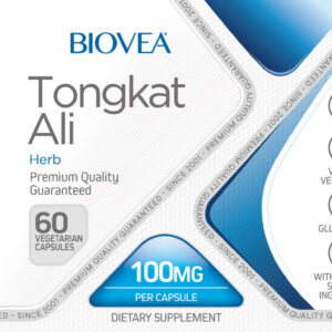 Biovea LJ100 %22 100:1 Tongkat Ali 60 Caps