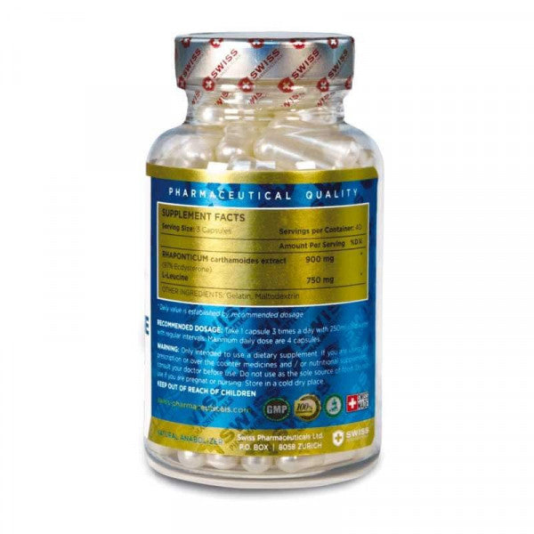 Swiss Pharma Beta Ecdysterone 500 mg 100 Kapsül - Görsel 2