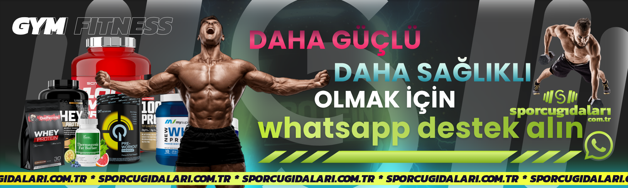 Protein bar ve supplement indirim kampanyası