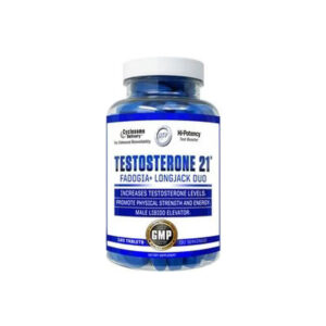 Hitech Testosterone 21 Testo Booster Fadogia Agrestis+Tongkat Ali+Ashwagandha 120 Tablet