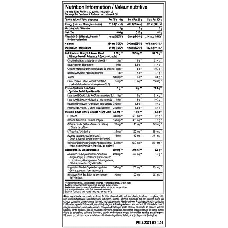 Mutant Madness All-In Madness Preworkout 504 gr