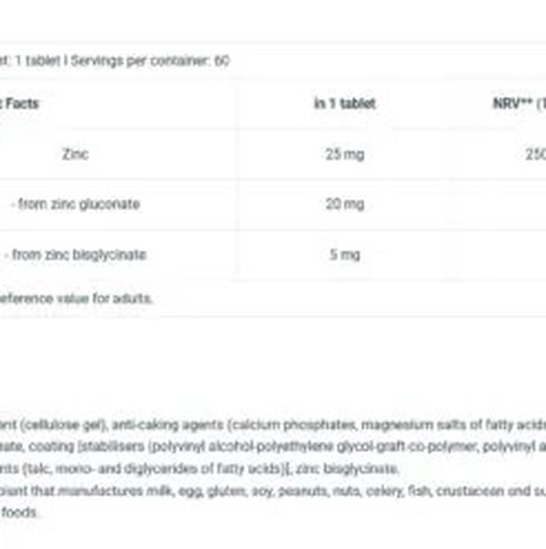 BIOTECH USA Zinc Duo – 60 tablet