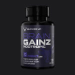 Bucked Up Brain Gainz Nootropic Lion's Mane Tyrosine Reishi Mushroom Gaba Theanine 240 Caps USA - Görsel 4