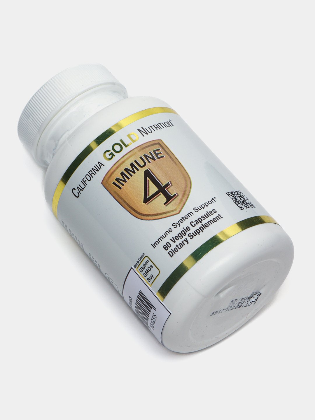California Gold Nutrition Immune 4 Immune System Support C vitamin+D vitamin+Zinc Selenium 60 Veggie - Görsel 2