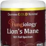 California Gold Nutrition Organic Lion's Mane Mushrooms Brain & Cognitive 90 PlantCaps