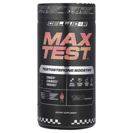 C4 Cellucor Max Test Testosterone Booster Arginine Nitrate Rhodiola Long jack tongkat ali Dım 120 Caps