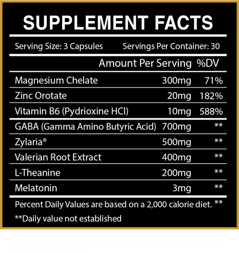 Centurion Labz Trance - Gaba + Melatonin + L Theanine 90 Caps - Görsel 3