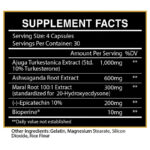 Centurion Labz Turkovar (Turkesteron + Ashwagandha + Ecdysterone) 120 Kapsül - Görsel 3