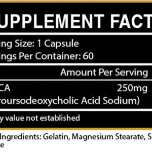 Centurion Labz  250 Mg Tudca Tauroursodeoxycholic 60 KAPSÜL