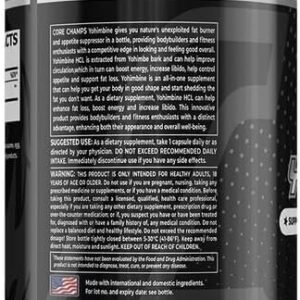 Core Champs Yohimbine 5 MG 120 Caps – By Kai Greene
