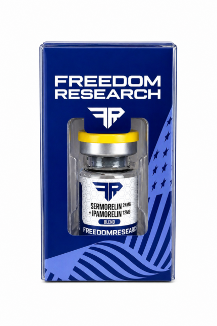 Freedom Research Sermorelin 24mg + Ipamorelin 12mg