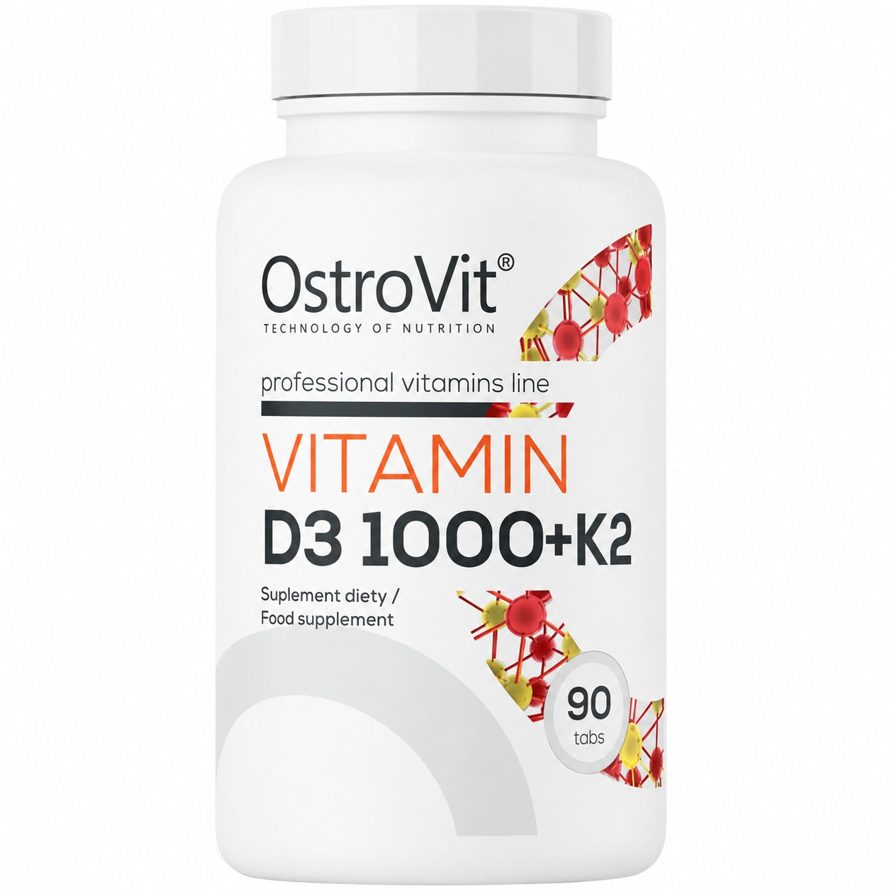 OstroVit Vitamin D3 1000 IU + K2 90 tablet