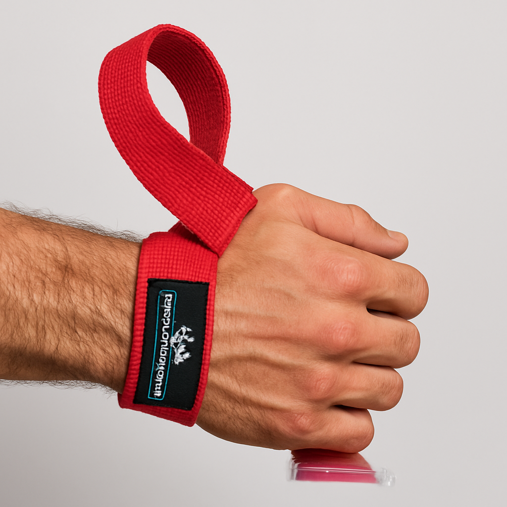 Supplementhane Lifting Straps Kırmızı Halter Bar Çekme Aparatı 2’li Paket
