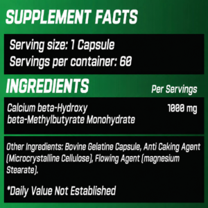 Grimlabs HMB  60 Kapsül – 1000 mg