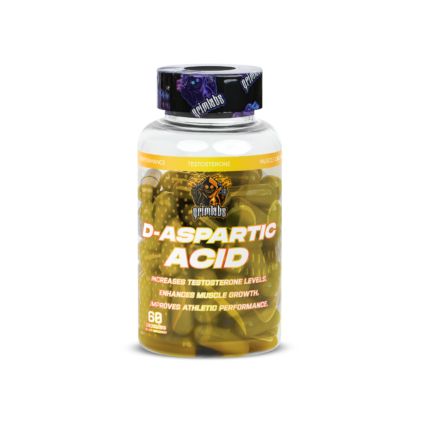 Grimlabs DAA, D-Aspartic Acid 500mg 60 Servings
