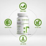 Deal Supplement NAC Supplement (N-Acetyl Cysteine) with Reduced Glutathione, 240 Capsules - Görsel 2