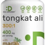 DEAL SUPPLEMENT Tongkat Ali Extract 300:1 400mg & Maca Root 400mg Ultra Strength Longjack Eurycoma Longifolia Peru Maca Men Health Performance 300 Cap