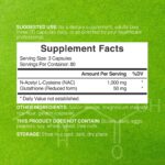 Deal Supplement NAC Supplement (N-Acetyl Cysteine) with Reduced Glutathione, 240 Capsules - Görsel 4