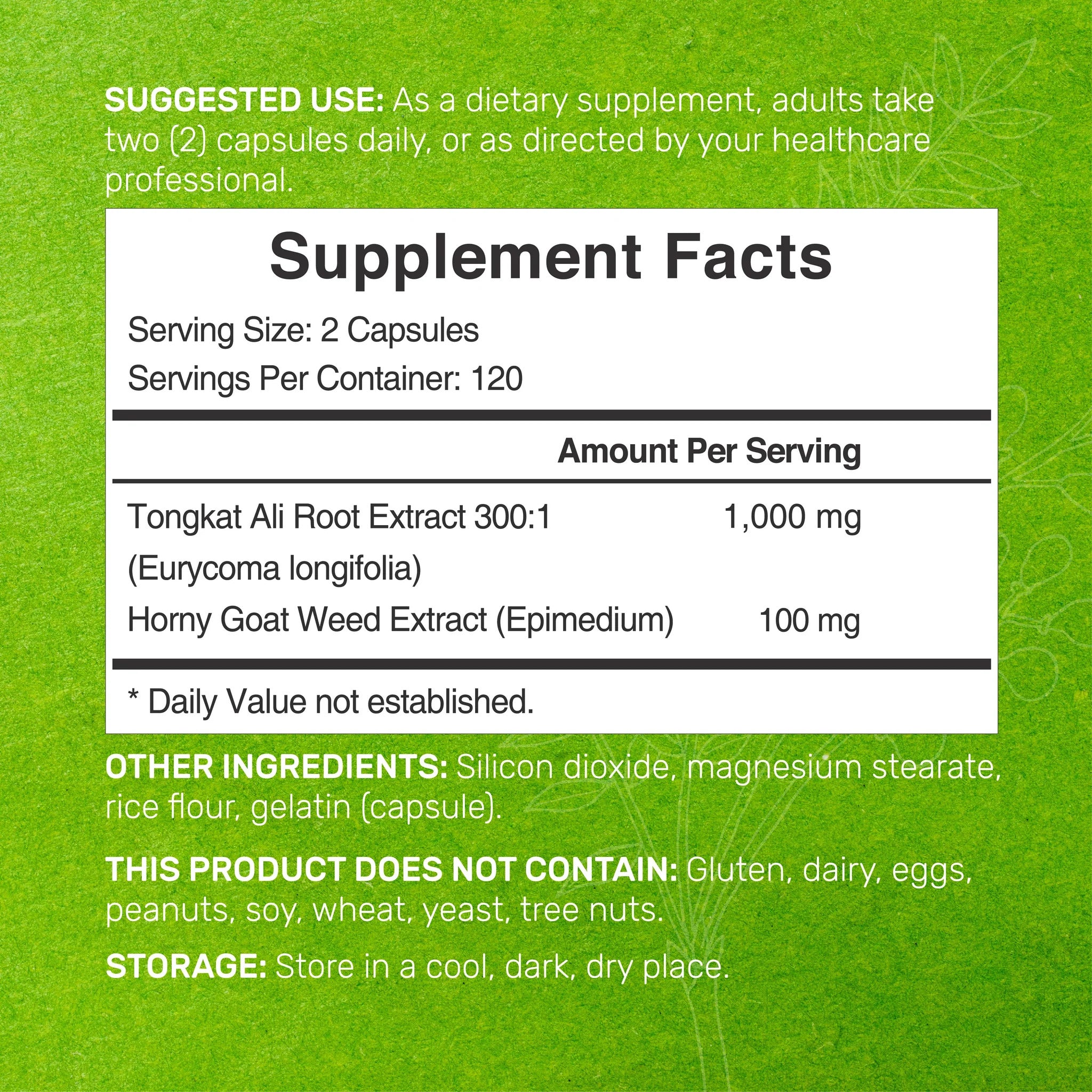 Deal Supplement Tongkat Ali – Horny Goat Epimedıum 1100mg Per Serving 240 Capsules