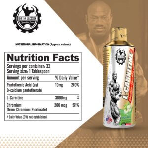 Dexter Jackson Gold Series L-Carnitine Fat Burner 3200  - 50 SERVİS - Görsel 2