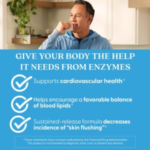 Doctors Best Sustained-Release Vitamin B3 Niacin with niaXtend Supports Heart Health 120 Veg Caps - Görsel 3