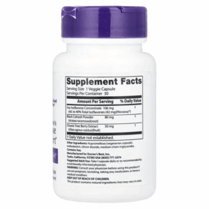 Doctor's Best Women's Menopause Support Multi-Symptom Relief 30 Veggie Caps - Görsel 2