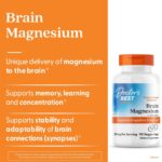 Doctors BEST Brain Magnesium L-Threonate with Magtein Supports Cognitive 90 Veggie Caps - Görsel 2