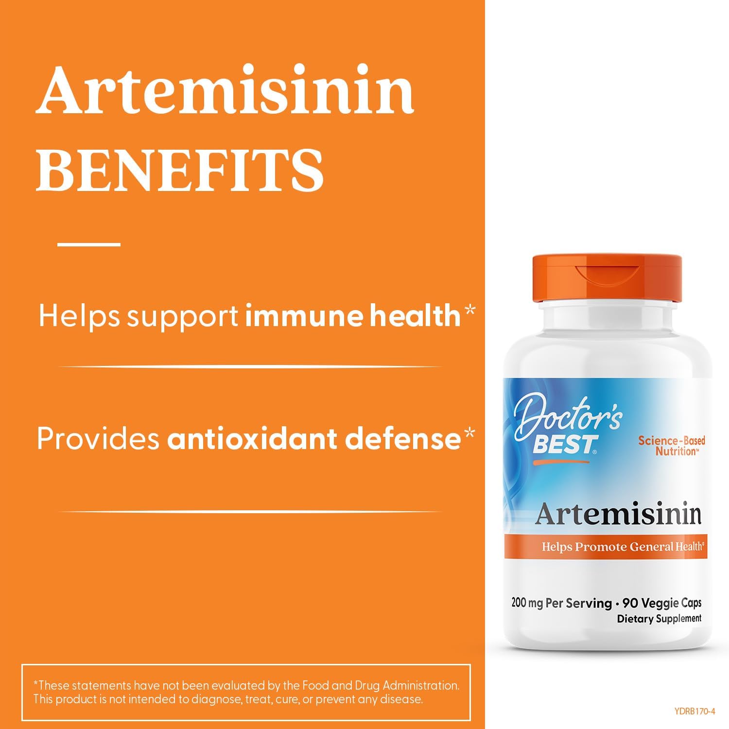 Doctors Best Artemisinin Artemisia Helps Promote General Health Tatlı pelin otu 90 Kapsül - Görsel 2
