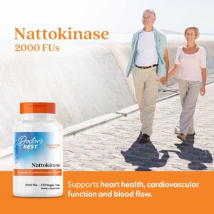 Doctor's Best Nattokinase Gut Health 2,000 FUs 270 Veggie Caps - Görsel 2