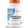 Doctor's Best Alpha-Lipoic Acid 600, Supports Antioxidant Function & Glycemic Balances, 60 Caps