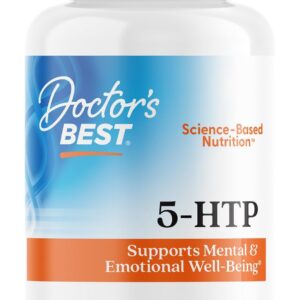 Doctors Best 5-HTP tryptophan Supports Mental & Emotional Well-Being 60 Veggie Caps