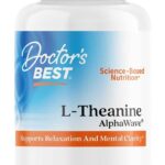 Doctor's Best L-Theanine AlphaWave Supports Relaxation and Mental 60 Veggie Caps