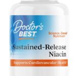 Doctors Best Sustained-Release Vitamin B3 Niacin with niaXtend Supports Heart Health 120 Veg Caps