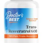 Doctor's Best Trans-Resveratrol 600 98% Pure Brain & Cognitive 60 Veggie Caps