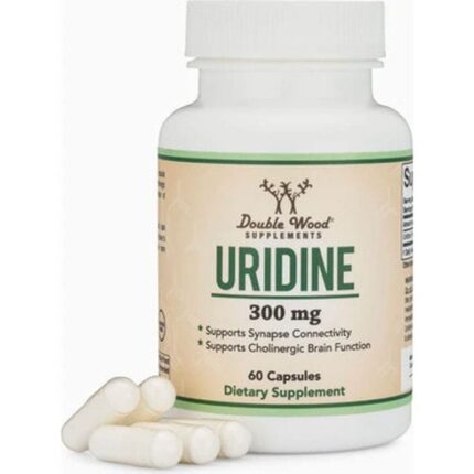 Double Wood Uridine Monophosphate BRAIN HEALTH CHOLİNE Nootropic 300 mg 60 Caps