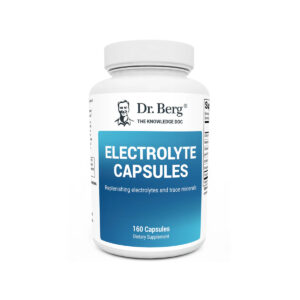 DR.BERG Electrolyte Capsules with Potassium and Magnesium – 160 Vegetable Capsules