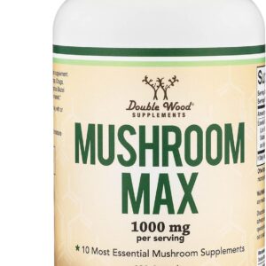 Double Wood Mushroom Lion's Mane Reishi Cordyceps and Turkey Tail 120 Caps