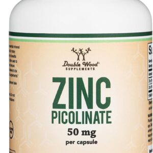 Double Wood Zinc Picolinate Çinko Immune Support 50mg 300 Caps