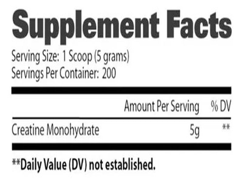 Gat CREATİNE(Kreatin) MONOHYDRATE 1000 Gram - 200 servis - Görsel 2